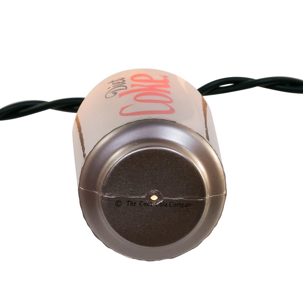 Kurt Adler 10-Light Diet Coke Can Light Set